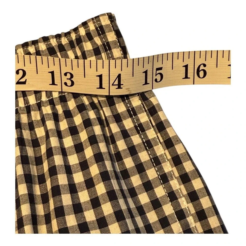 J. Crew Gingham Plaid Boxer Shorts Men's Size M 100%‎ Cotton Elastic Waist NWOT